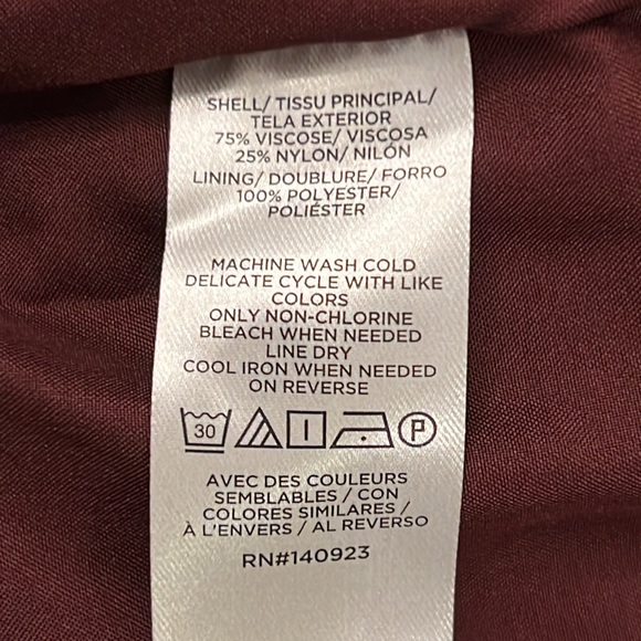 Loft Velvet Twist Shift Skirt Women’s 4 - Picture 7 of 11